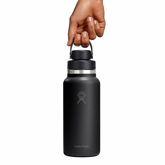32 oz Wide Mouth with Flex Chug Cap - Tonal Black