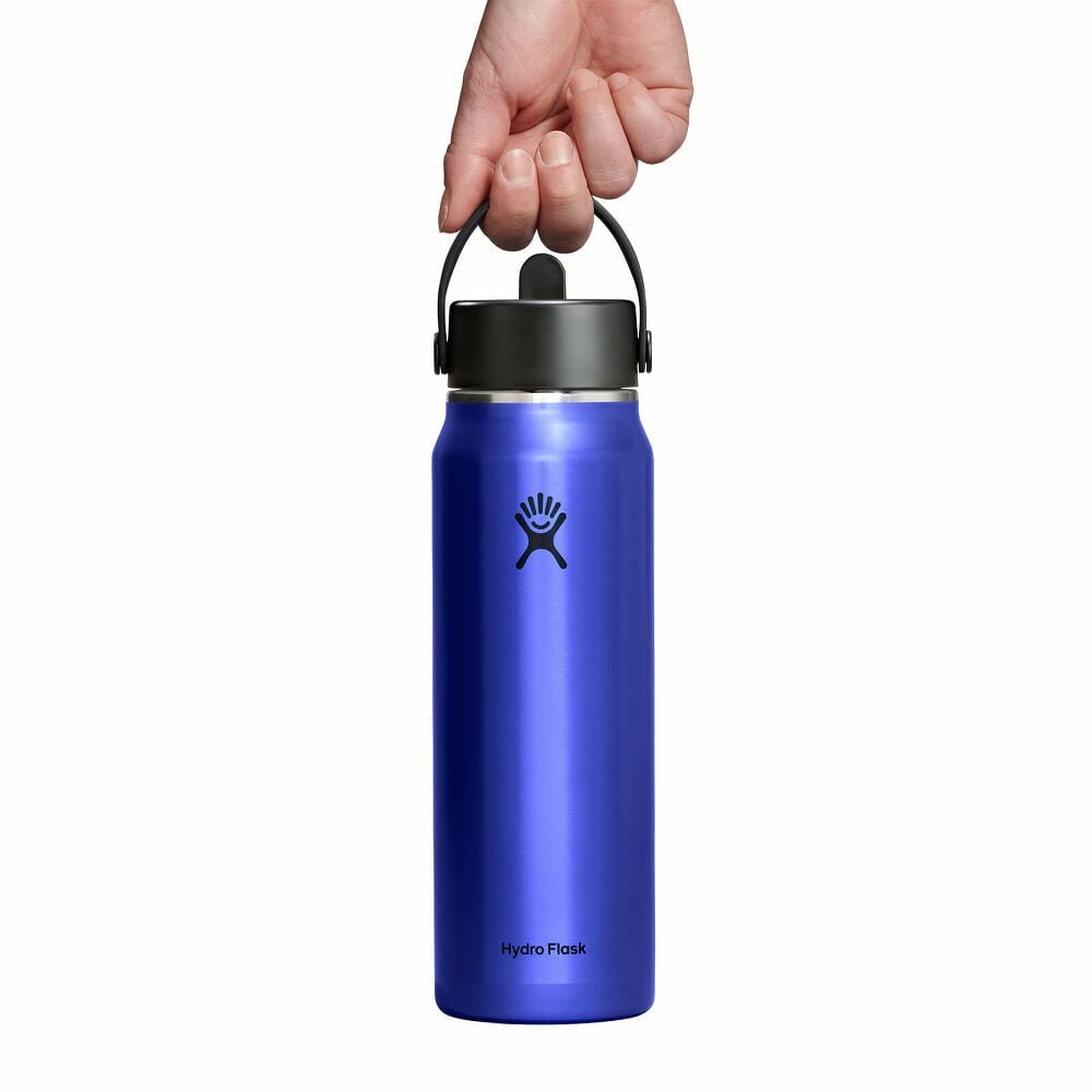 32 oz Lightweight Flex Straw Bottle - Sapphire Blue
