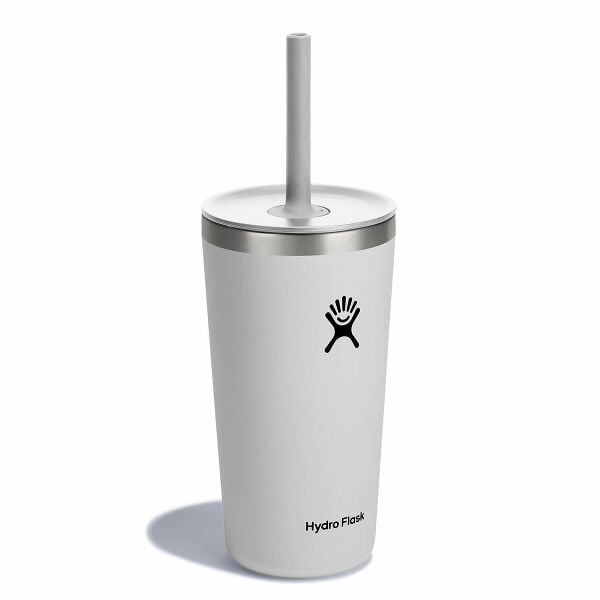 20 oz All Around™ Tumbler with Straw Lid - White